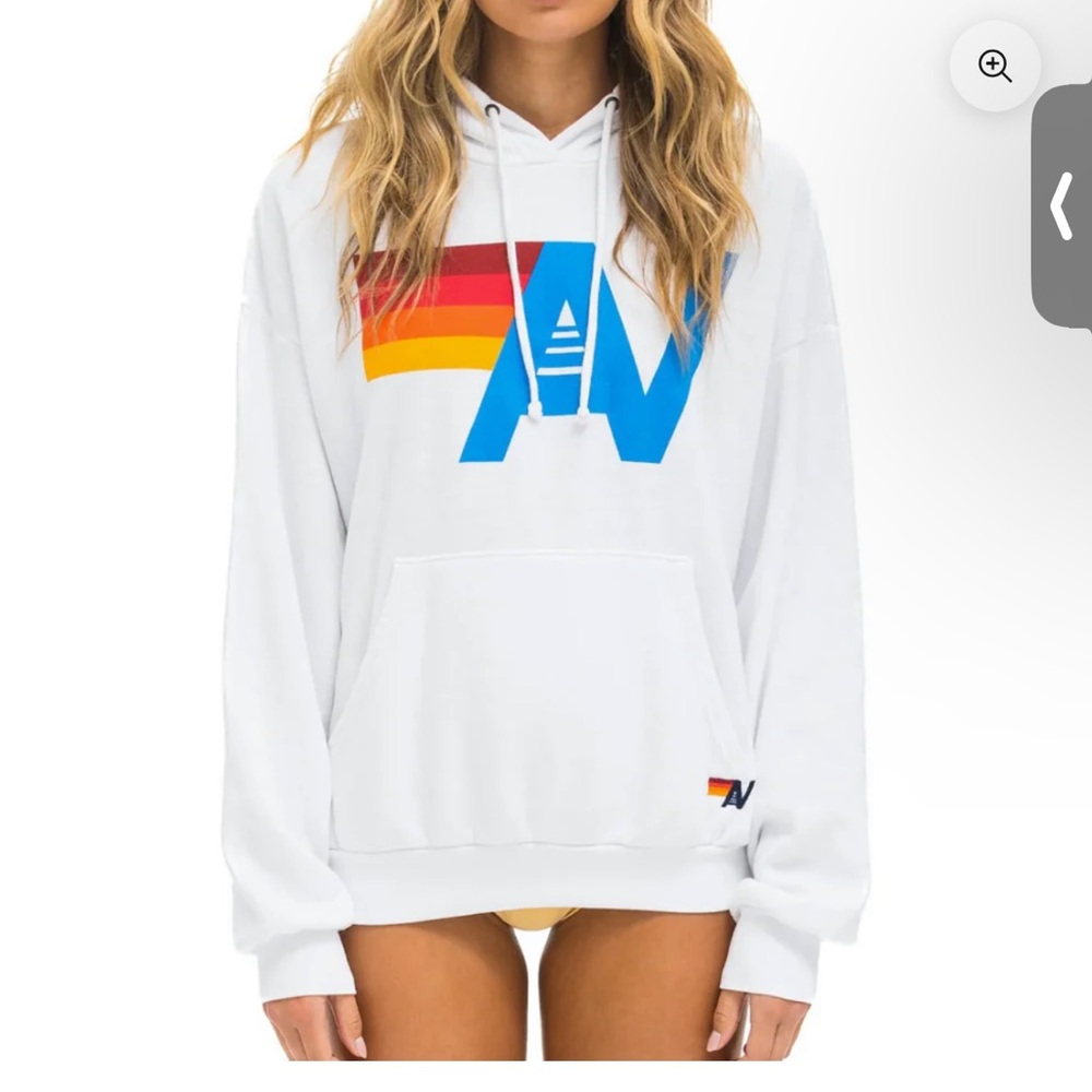Aviator nation logo pullover hoodie
